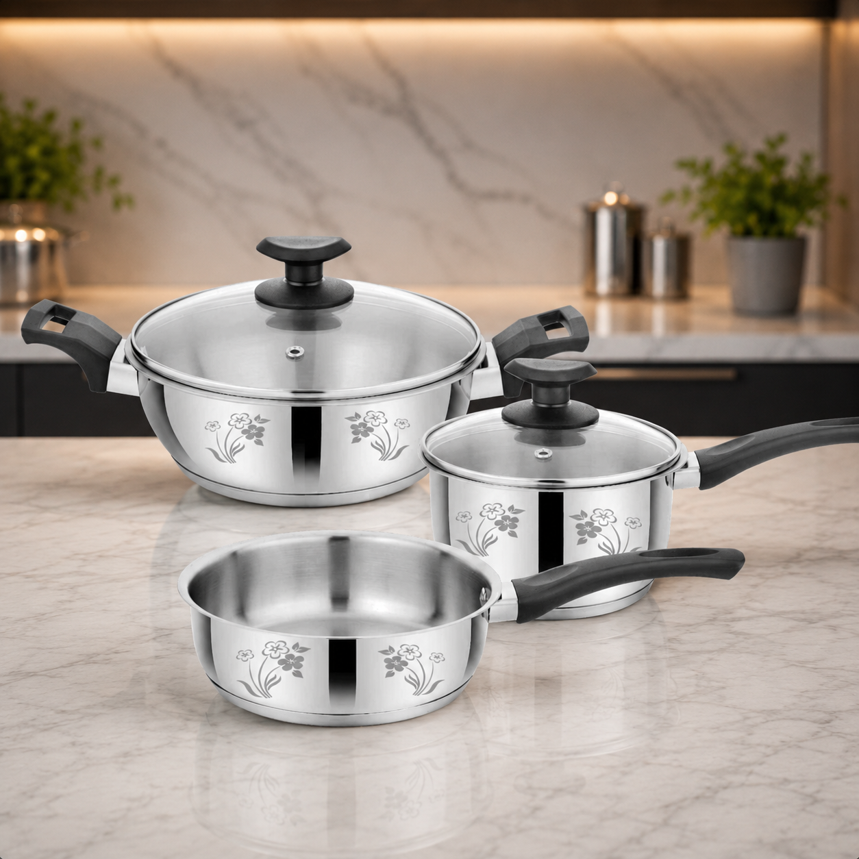 Custom Private Label Triply Saucepan